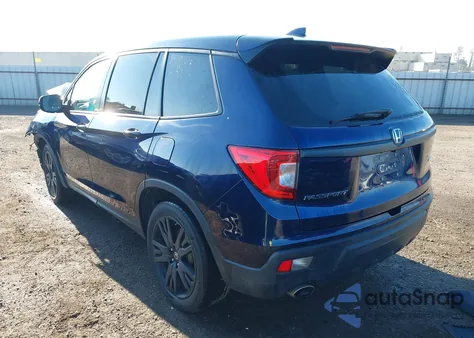 2019 Honda Passport Sport from USA, damaged, VIN 5FNYF7H26KB006843